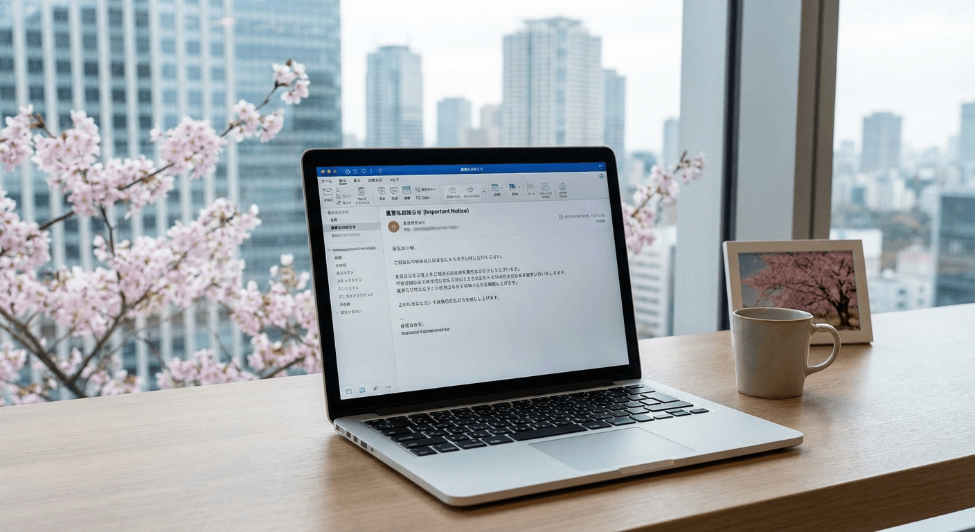 IT Business Email Japanese