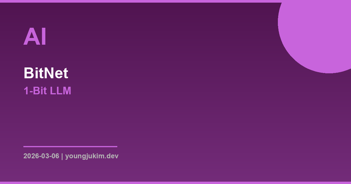 BitNet 1-Bit LLM