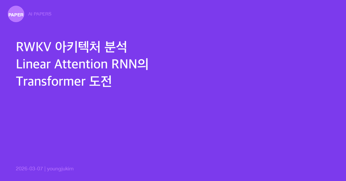 RWKV Architecture