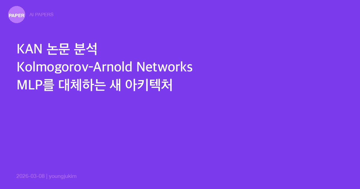 KAN Architecture