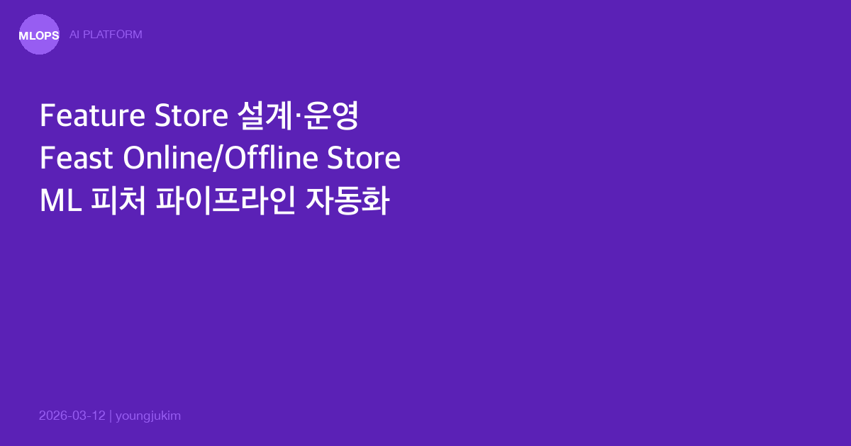 Feature Store with Feast