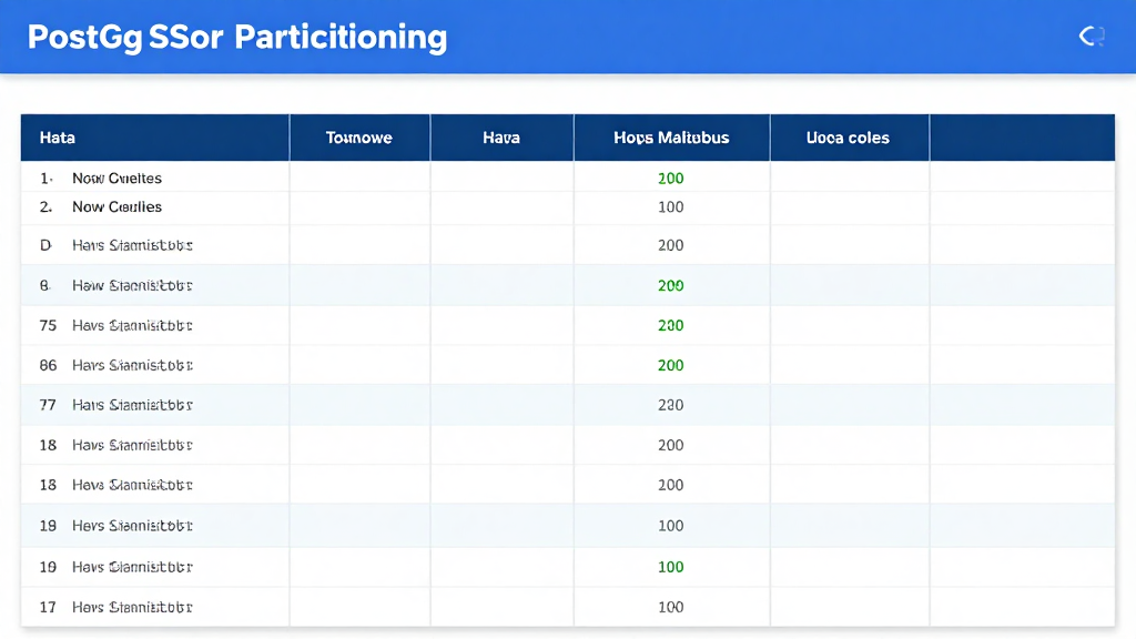 PostgreSQL Partitioning Guide