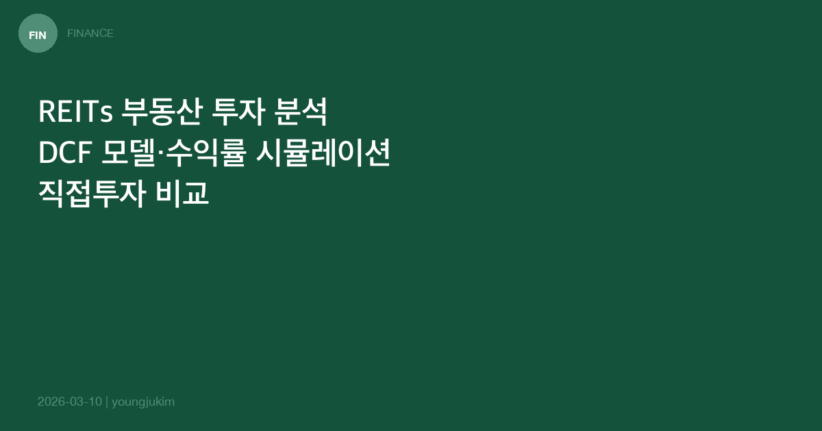 REITs Investment Analysis