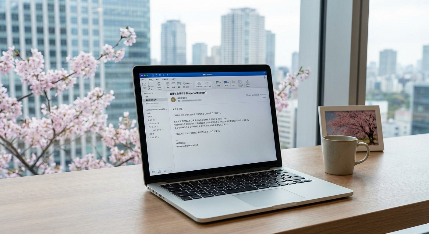 IT Business Email Japanese