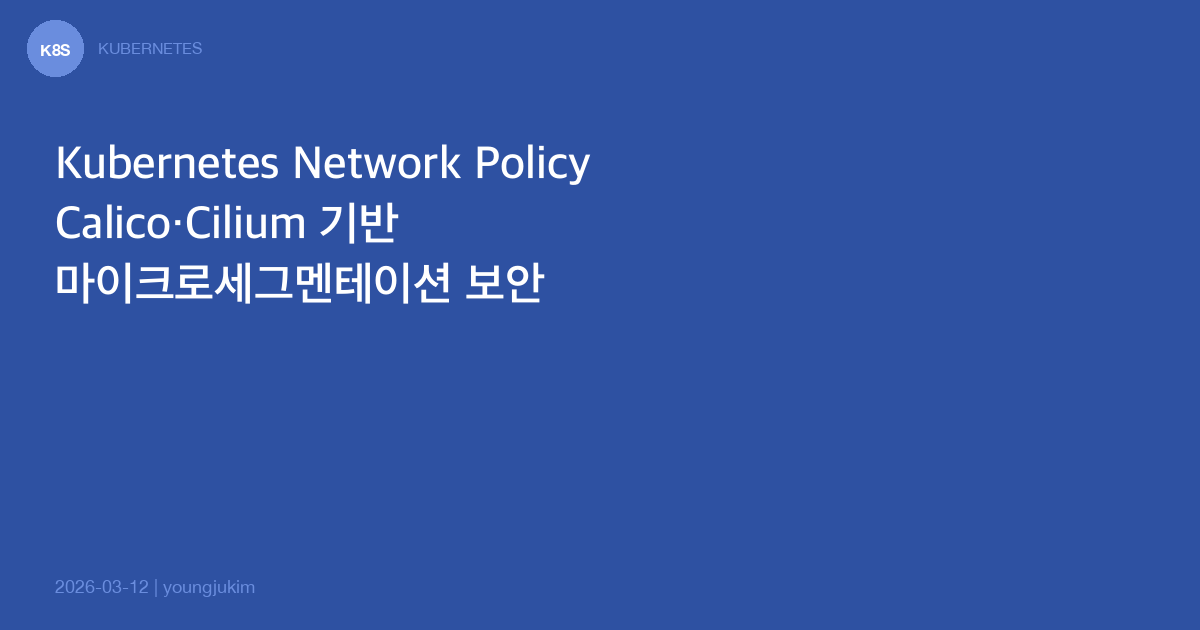 Kubernetes Network Policy