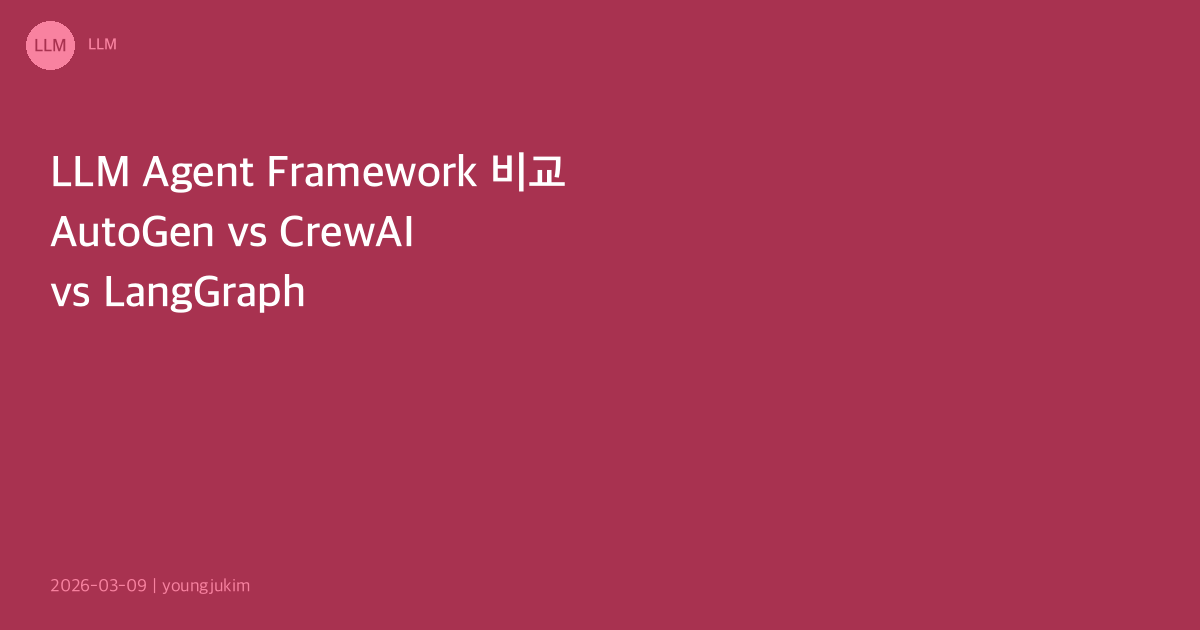 Comparing LLM Agent Frameworks