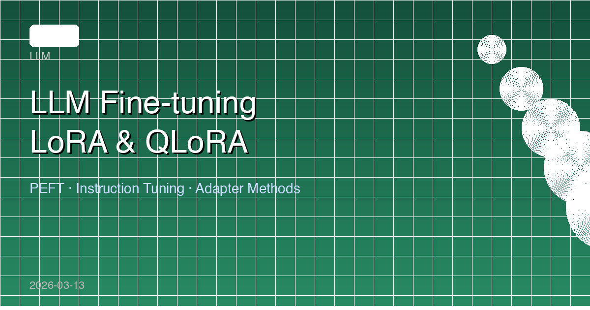 LLM Fine-tuning Guide